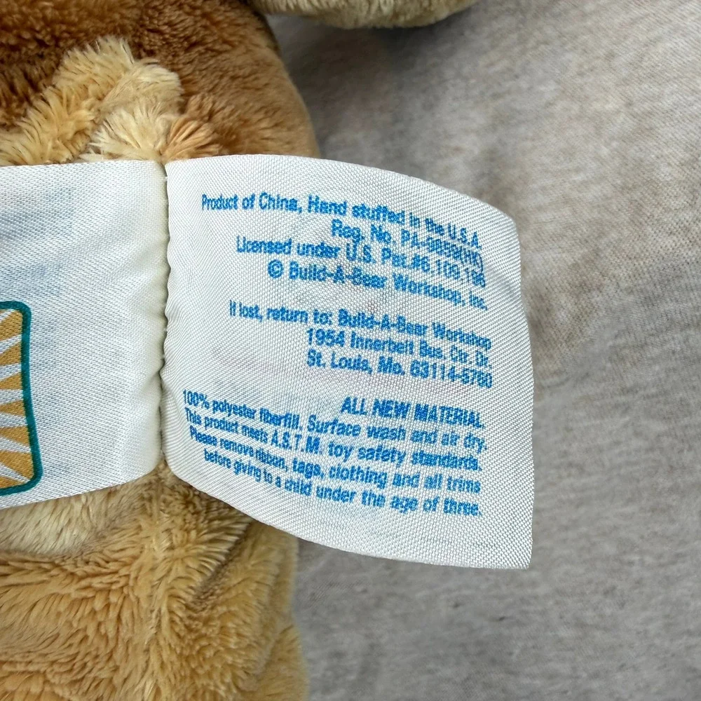 Build-A-Bear Allergy-Friendly Plush Bear Autism &‎ Allergy Foundation Soft Toy